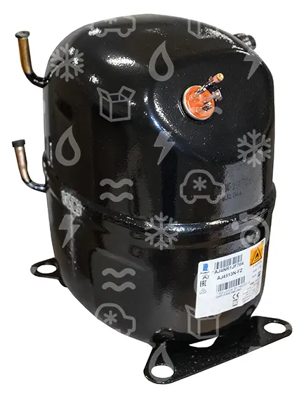 kompresor Tecumseh AJ4513N-FZ, HBP - R134a, R1234yf, R513a, 220 - 240V, 50 Hz, 1 fáze, výtlak: 34,45